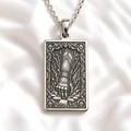 Gauntlet of Power Fantasy Necklace - 925 Sterling Silver