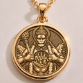 Hanuman Pendant: 14K Gold with bajrangbali monkey god spiritual amulet talisman amulet - View 48