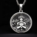 Harmonia Goddess Medallion - 925 Sterling Silver