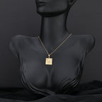 Albert Hoffmann Bicycle Ride Necklace: 14K Gold LSD Charm, Trippy Hippie Jewelry - View 214