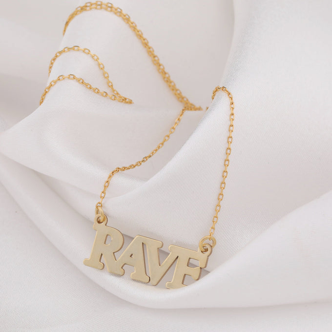 Rave Necklace: 14K Gold with rave necklace silver rave necklace talisman amulet amulet - View 153