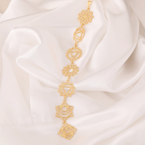7 Chakra Necklace: 14K Gold with 7 chakra necklace reiki healing gift talisman amulet - View 30