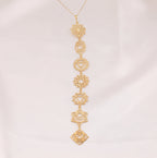7 Chakra Necklace: 14K Gold with 7 chakra necklace reiki healing gift talisman amulet - View 28
