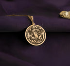 Hecate Goddess Necklace: 14K Gold with hecate necklace triple moon charm talisman - View 48