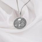 Skull Necklace: 14K Gold with memento mori goth macabre talisman occult amulet talisman - View 102