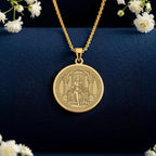 Hel Pendant Necklace: 14K Gold, Norse Underworld Goddess, Gothic Jewelry - View 214