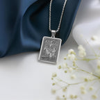 Don Quixote Necklace: 14K Gold, Spanish Knight Coin, Dreamer Jewelry - View 3