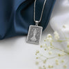 Pisces Necklace: 14K Gold Astrology Tarot Card Pendant - View 5