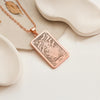 Aries Necklace: 14K Gold Tarot Card Astrology Pendant - View 6