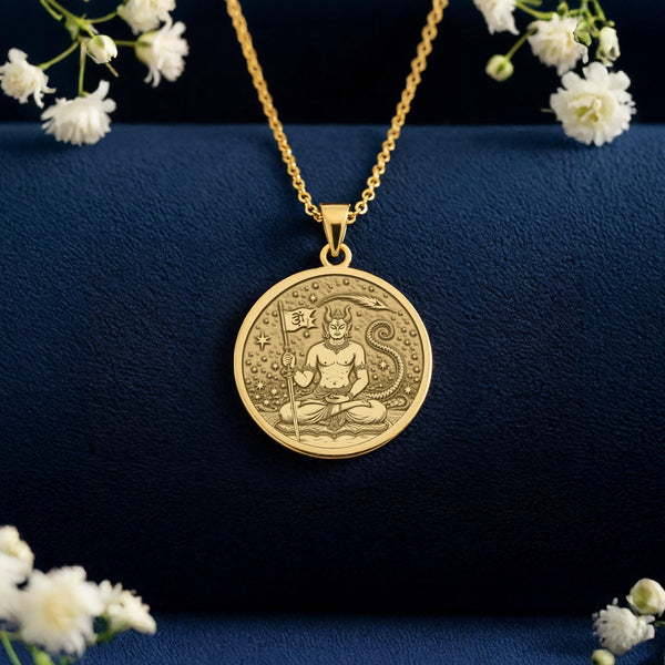 Ketu Pendant Necklace: 14K Gold Personalized Vedic Node Charm, Astrology Jewelry - View 214