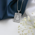 Aries Necklace: 14K Gold Tarot Card Astrology Pendant - View 5