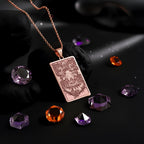Choir of Angels Necklace: 14K Gold, Gloria Angel Charm, Sacred Music Jewelry - View 6