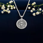 Medusa Pendant Necklace: 14K Gold, Gorgon Amulet, Feminist Power Charm, Greek Mythology Jewelry - View 3