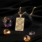 Ouroboros Pendant Necklace: 14K Gold, Infinity Serpent, Alchemy Jewelry - View 214