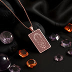 Mictlantecuhtli Necklace: 14K Gold, Aztec Death God, Gothic Occult Jewelry - View 6