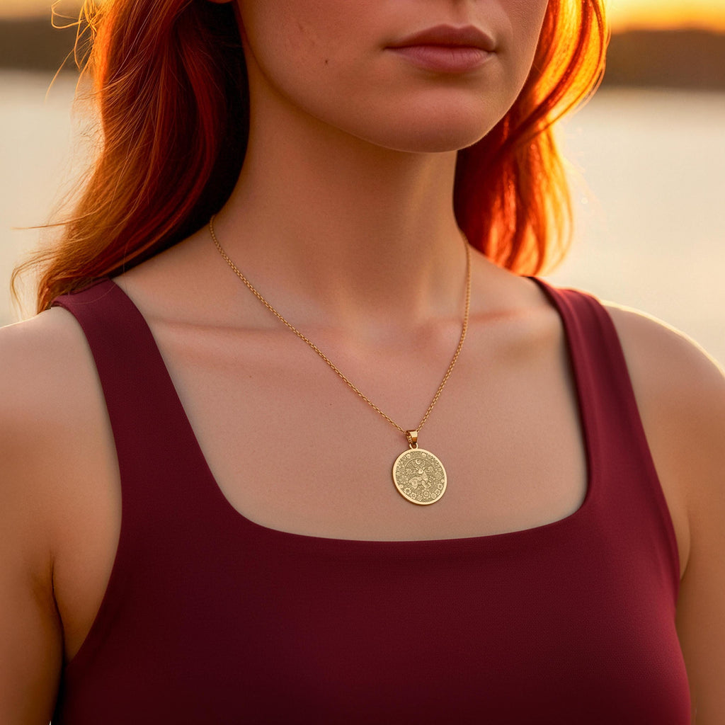 Woodland Deer Doe Nature Pendant | 14K Gold & Silver Options - Spirit Animal Gentle Charm - Image 6