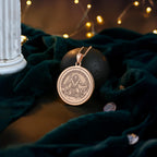 Polyphemus Pendant Necklace: 14K Gold Greek Cyclops, Monster Lore Jewelry - View 5