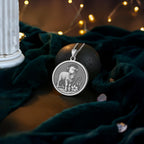 Agnus Dei Necklace: 14K Gold, Lamb of God Coin, Christian Jewelry - View 3