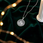 Aphrodite Pendant Necklace: 14K Gold Handcrafted Greek Goddess Venus Charm - View 4