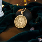 Aphrodite Pendant Necklace: 14K Gold Handcrafted Greek Goddess Venus Charm - View 214
