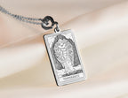Temperance Pendant: 14K Gold Pouring Water, Balance Alchemy Charm, Tarot Card Jewelry - View 102