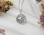 Taurus Zodiac Necklace: 14K Gold with handmade zodiac gift taurus necklace astrology - View 102