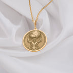 Atlas Titan Pendant: 14K Gold with atlas necklace gold atlas necklace amulet talisman - View 158