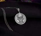 Atlas Titan Pendant: 14K Gold with atlas necklace gold atlas necklace amulet talisman - View 102