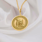Meditating Buddha Necklace: 14K Gold with zen necklace silver buddha talisman amulet - View 48