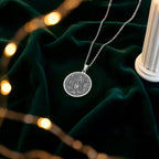 Bishop Chess Coin Necklace: 14K Gold Wisdom Symbol, Strategy Jewelry - View 6