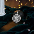 Cupid Eros God of Love Coin Pendant - 925 Sterling Silver