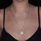 Cross Emblem Necklace: 14K Gold with crux emblem tau cross talisman amulet collectible - View 102