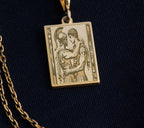 King of Hearts Necklace: 14K Gold with rainbow king gay pride gift occult arcana - View 158