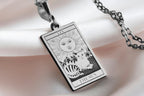 The Sun Tarot Necklace: 14K Gold with sun card rider waite occult arcana talisman - View 214