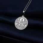 Varuna God Pendant: 14K Gold with water god vedic deity spiritual amulet talisman - View 214