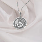 Krishna Amulet – 14K Gold Pendant: 14K Gold with silver krishna charm hindu jewelry - View 200