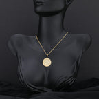 Flower of Life Pendant: 14K Gold with flower life life overlapping amulet talisman - View 214