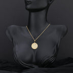 Flower of Life Pendant: 14K Gold with flower life life overlapping amulet talisman - View 214