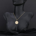 Metatron Cube Necklace: 14K Gold with sacred geometry metatrons cube amulet talisman - View 200
