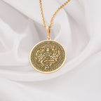 Lalita Sakhi Necklace: 14K Gold with goddess jewelry shri lalita talisman amulet - View 158