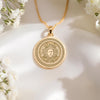 Aegis Pendant: 14K Gold with gorgon head greek myth mythology amulet talisman amulet - View 153