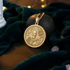 Galileo Necklace: 14K Gold Father of Science, Astronomy Pendant - View 214