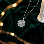 Star of Shamash Necklace: 14K Gold Mesopotamian Sun God Pendant - View 5