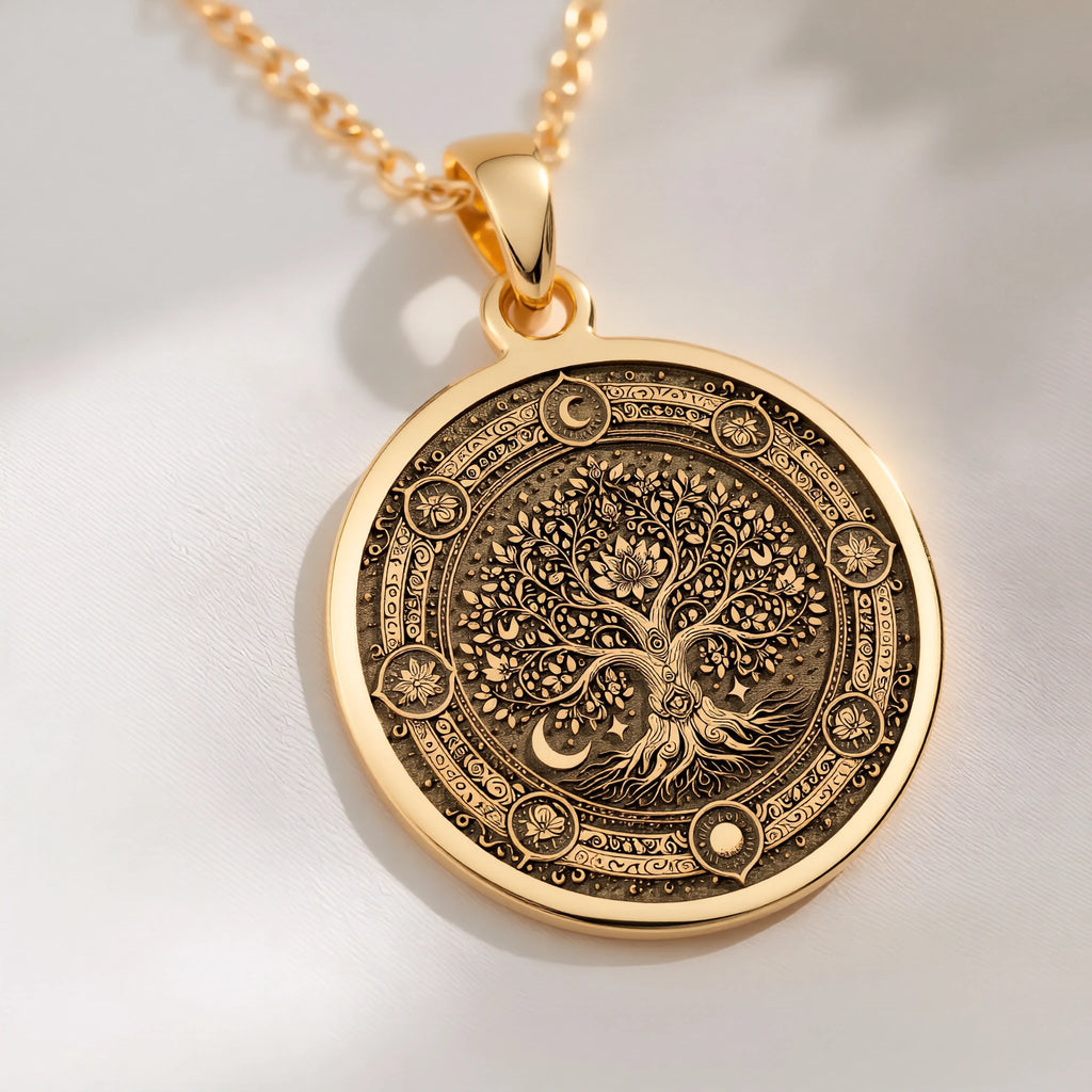 Kalpavriksha Tree of Life Pendant: with kalpavriksha tree family heritage - View 48