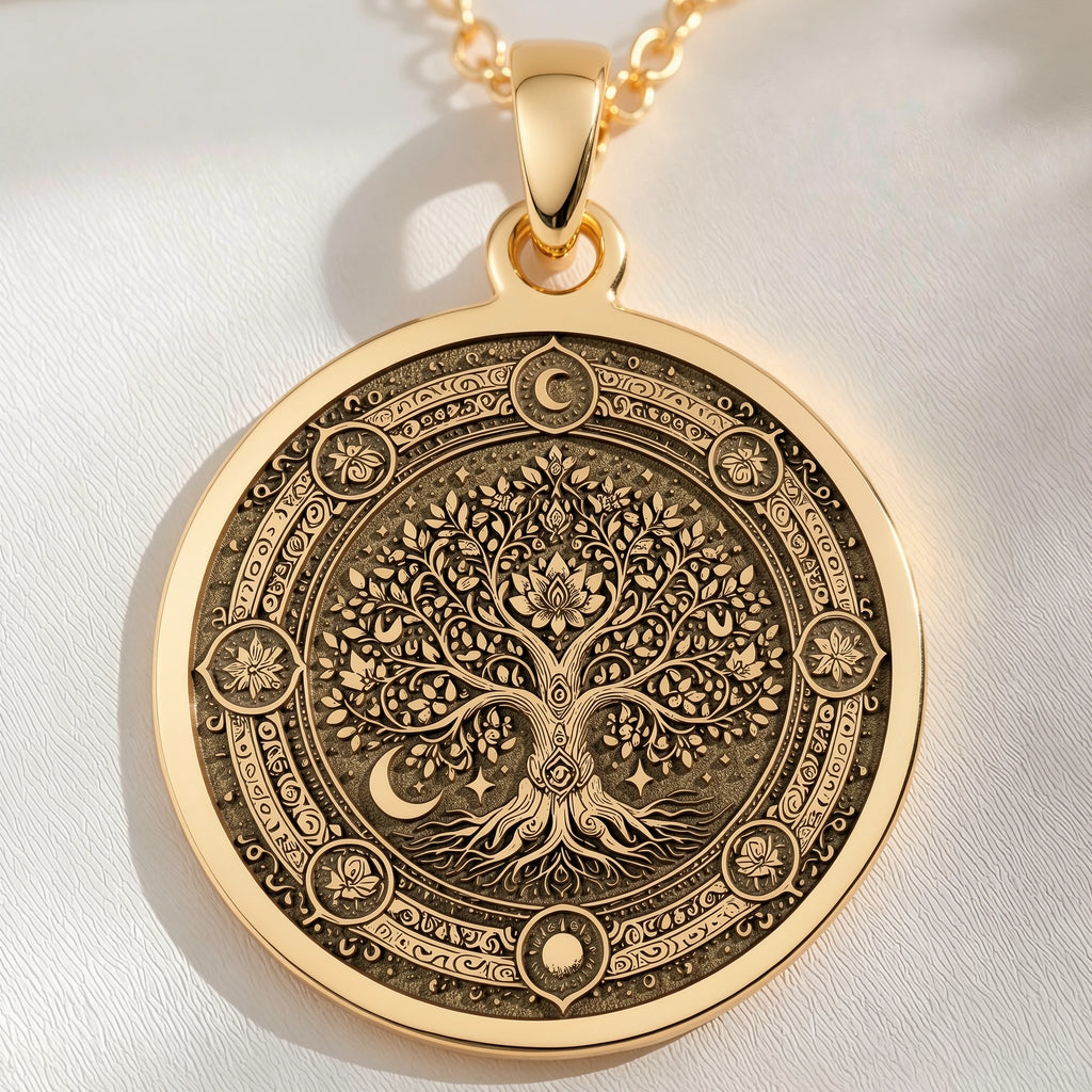Kalpavriksha Tree of Life Pendant: with kalpavriksha tree family heritage - View 214