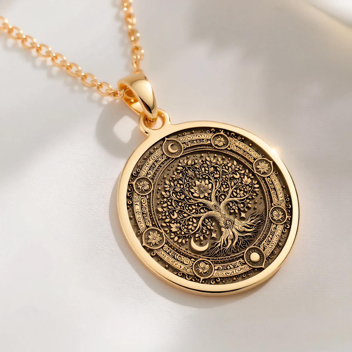 Kalpavriksha Tree of Life Pendant: with kalpavriksha tree family heritage - View 214