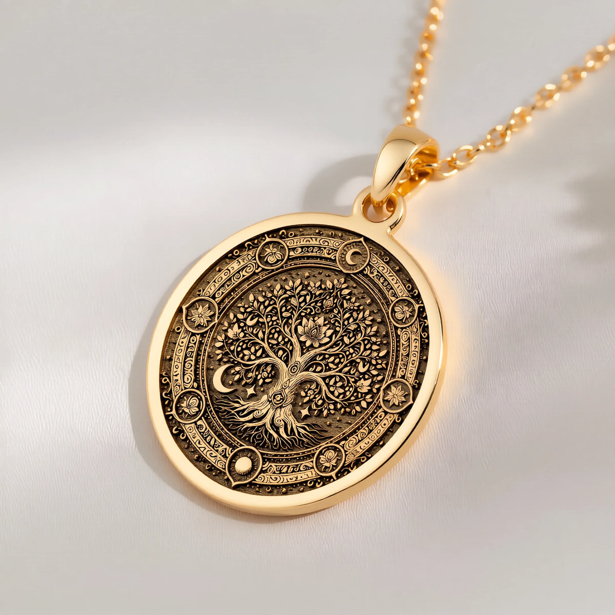 Kalpavriksha Tree of Life Pendant: with kalpavriksha tree family heritage - View 214