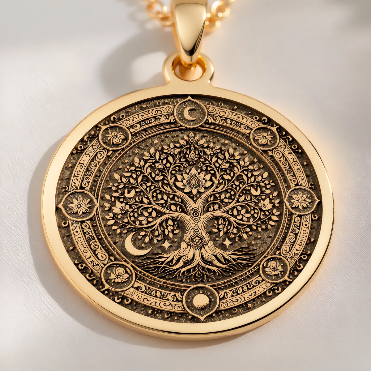 Kalpavriksha Tree of Life Pendant: with kalpavriksha tree family heritage - View 214