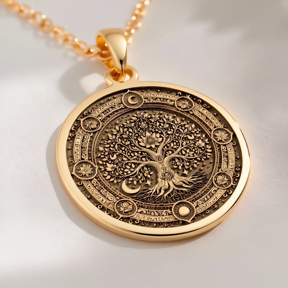 Kalpavriksha Tree of Life Pendant: with kalpavriksha tree family heritage - View 214