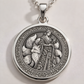 Kitsune Fox Talisman Necklace - 925 Sterling Silver